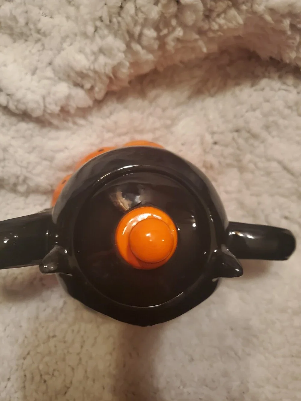 Johanna Parker Vampire Bat Halloween Teapot With Lid New 6” high
